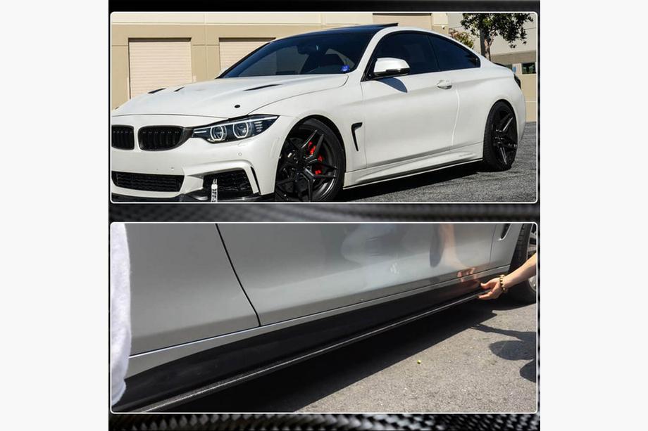 BMW řada 4 F32/F33/F36 2012–2020 Nástavce prahů ABSV4 (pro M-Sport) Fotografie 4