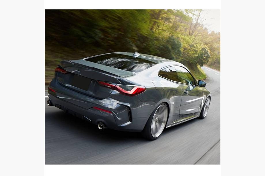 BMW řada 4 G22/23/26 2020– Nástavce prahů V1 (pro G22/G23 M-Sport, karbon) Fotografie 2