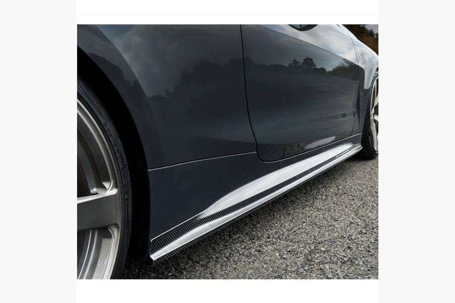 BMW řada 4 G22/23/26 2020– Nástavce prahů V1 (pro G22/G23 M-Sport, karbon) Fotografie 3