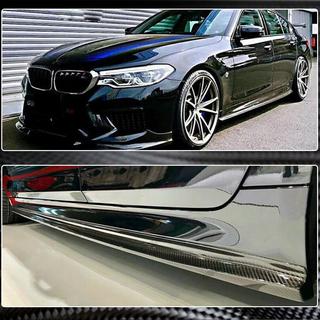Prahové nástavce V2 (pro M-Sport/M5, karbon) BMW řada 5 G30/G31 2017–2023 fotografie 4