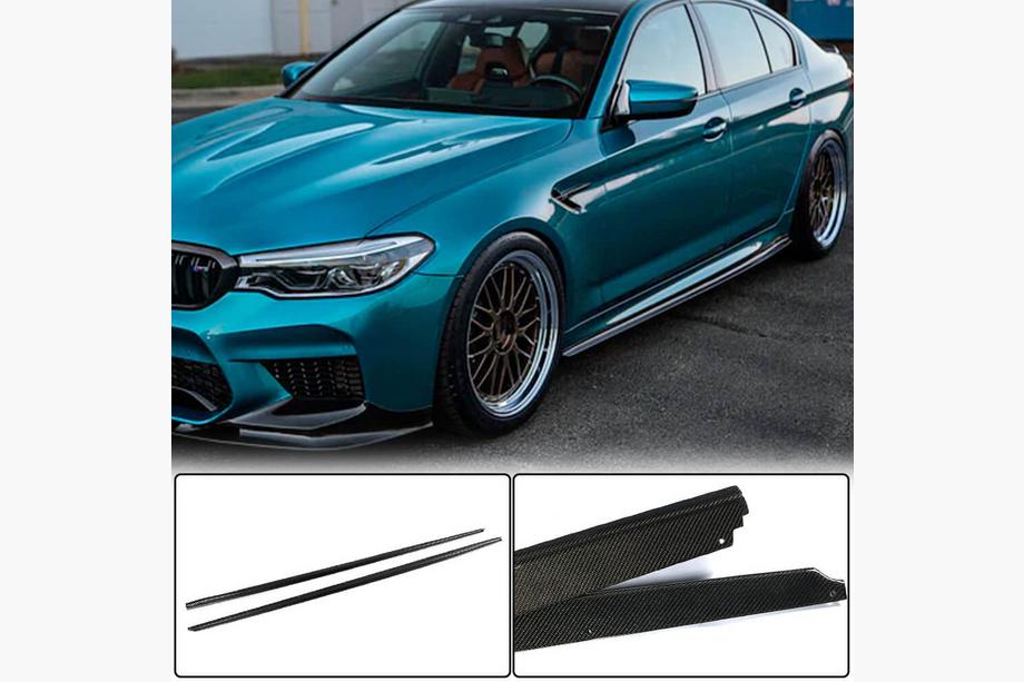 BMW řada 5 G30/G31 2017–2023 Prahové nástavce V2 (pro M-Sport/M5, karbon) Image