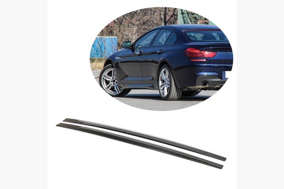 BMW řady 6 F12/F13/F06 2011–2018 Prahové nástavce V2 (pro F06 M-Sport, karbon) Image