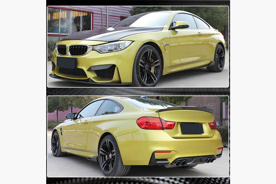 BMW řada 4 F32/F33/F36 2012–2020 Karbonové prahové nástavce V4 (pro F82/F83) Fotografie 5