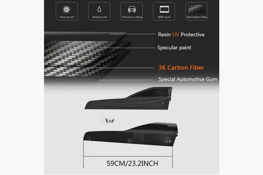 BMW řada 4 F32/F33/F36 2012–2020 Karbonové prahové nástavce V4 (pro F82/F83) Fotografie 6
