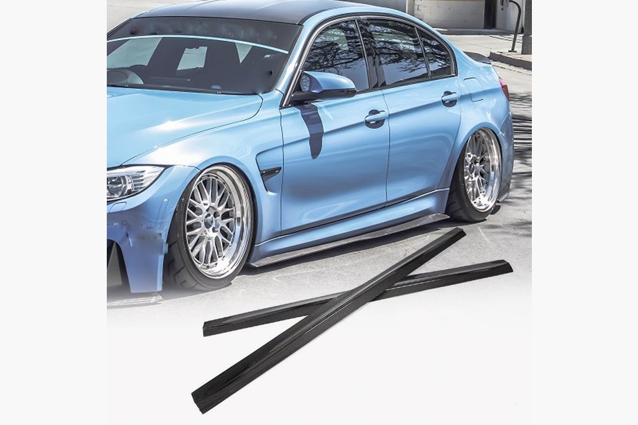 BMW řada 3 F30/F31 2012–2019 Nástavce bočních prahů V2 (pro prahy M3, karbon) Image