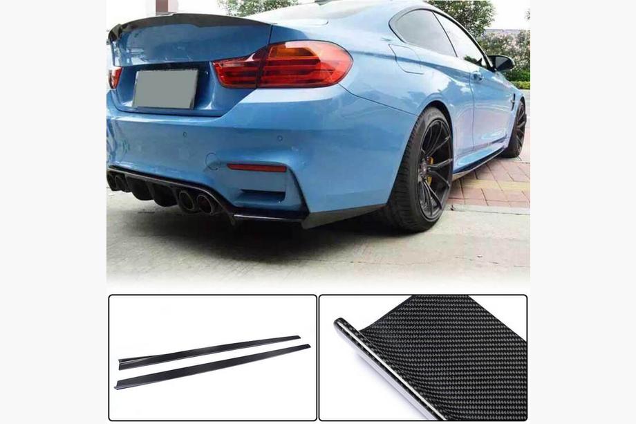 BMW řada 4 F32/F33/F36 2012–2020 Prahové nástavce V1 (pro F82/F83, karbon) Image