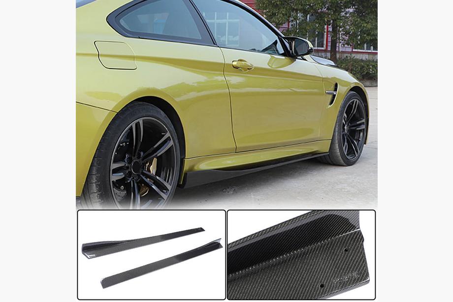 BMW řada 4 F32/F33/F36 2012–2020 Nástavce prahů V2 (pro F82/F83, karbon) Image
