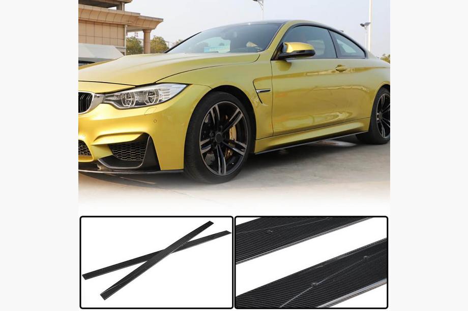BMW řada 4 F32/F33/F36 2012–2020 Prahové nástavce V5 (pro F82/F83, karbon) Image