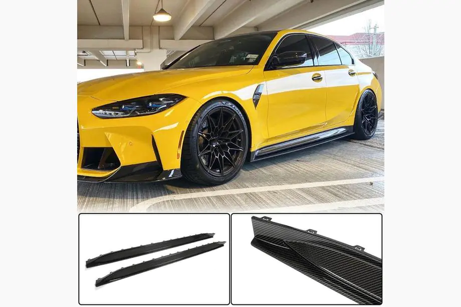 BMW řada 3 G20/G21 2018– Prahové nástavce V4 (pro G80, karbon) Image