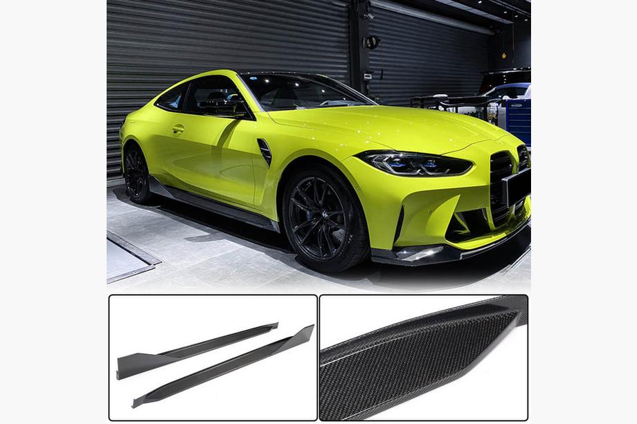 BMW řada 4 G22/23/26 2020– Prahové nástavce Suchý karbon V2 (pro G82/G83) Image