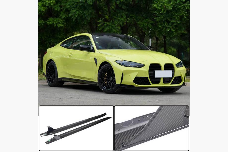 BMW řada 4 G22/23/26 2020– Prahové nástavce V3 (pro G82/G83, karbon) Image