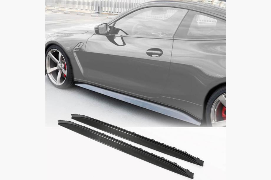 BMW řada 4 G22/23/26 2020– Nástavce prahů V4 (pro G82/G83, karbon) Image