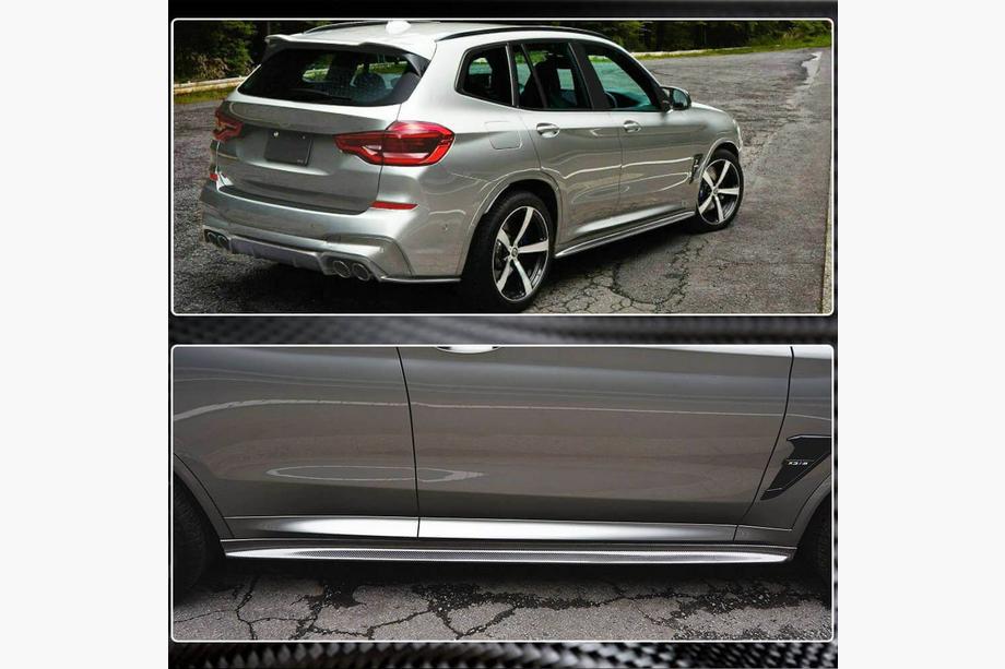 BMW X3 G01 2018– Carbonové kryty prahů V2 (pro F97/G01 M-Sport 2019-2021) Fotografie 5