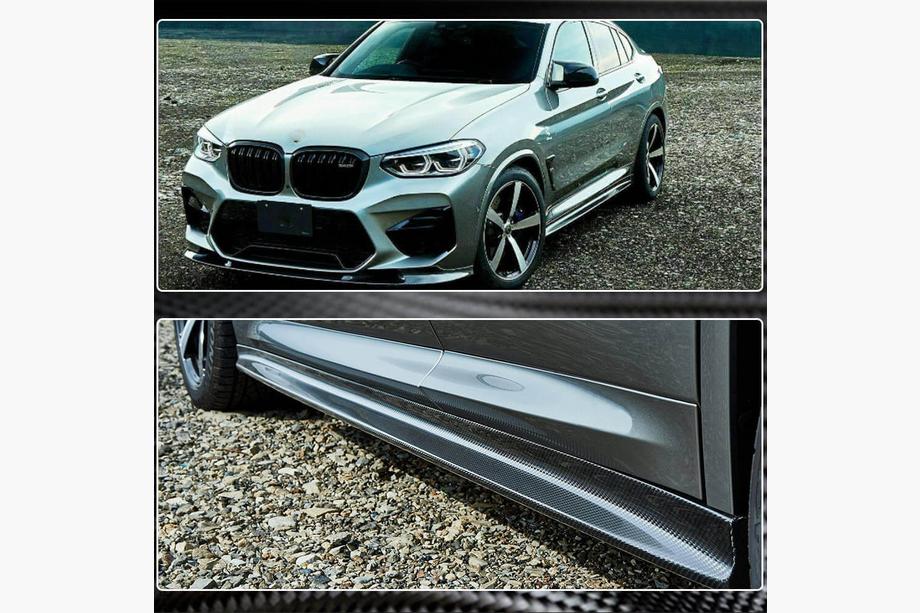 BMW X3 G01 2018– Carbonové kryty prahů V2 (pro F97/G01 M-Sport 2019-2021) Fotografie 6