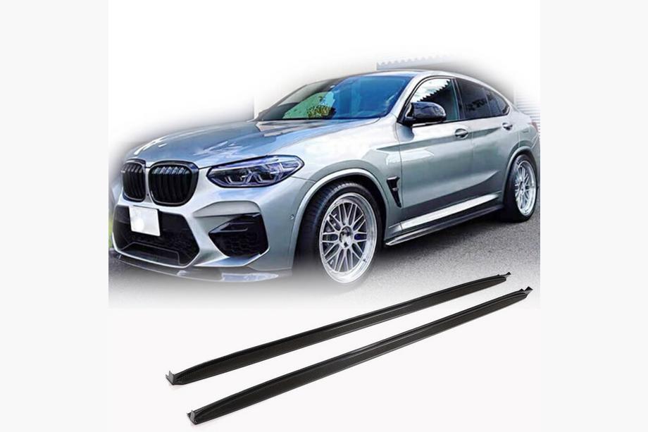 BMW X4 G02 2018– Nástavce prahů (pro F98/G02 M-Sport, karbon) Image