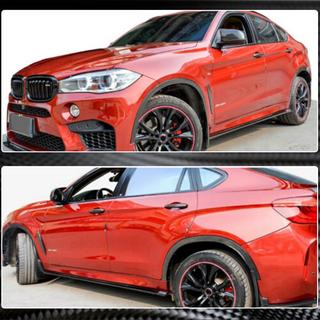 Nástavce prahů (pro F85, karbon) BMW X5 F15 2013–2018 fotografie 4