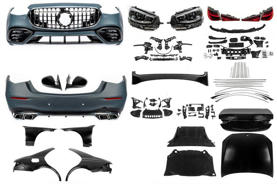 Mercedes S-class W221 2005–2013 Facelift kit pro W223 AMG S63 Fotografie 2