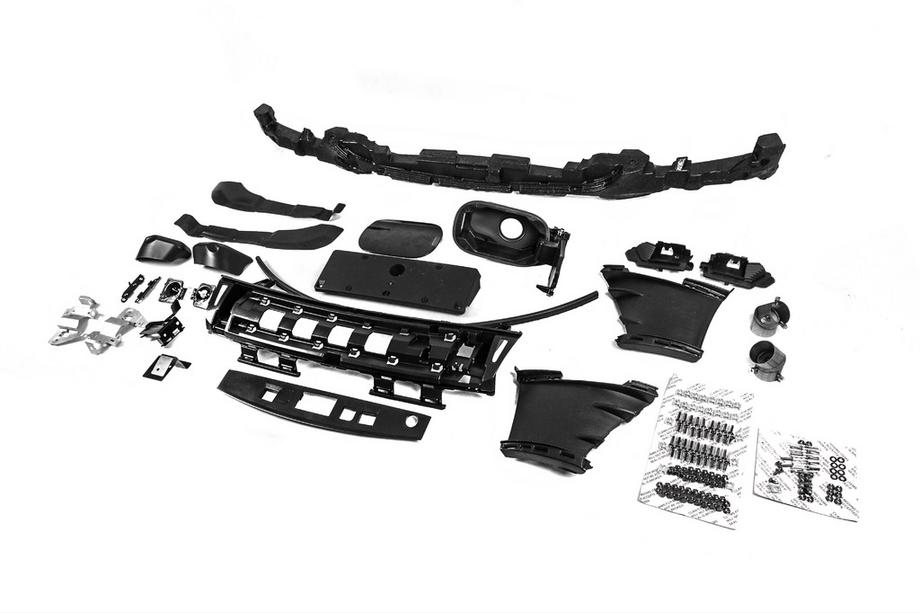 Mercedes S-class W221 2005–2013 Kompletní restylingový kit pro W223 AMG Line (včetně dveřních klik a vložek) Fotografie 48
