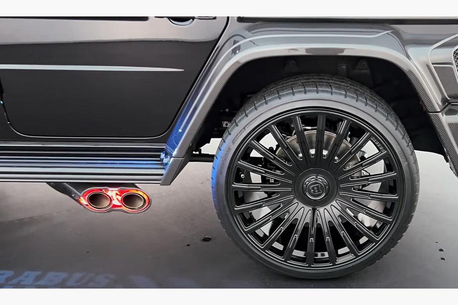 Mercedes třída G W465 2025– Koncovky výfuku BRB Carbon (2 ks) Image