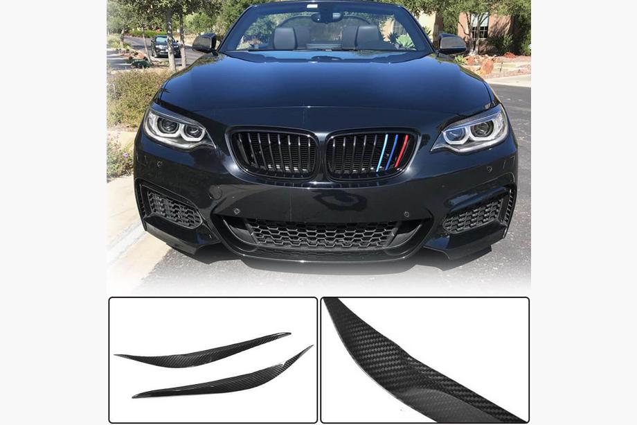 BMW řady 2 F22/F23 2014–2021 Mračítka na světlomety (karbon) Image