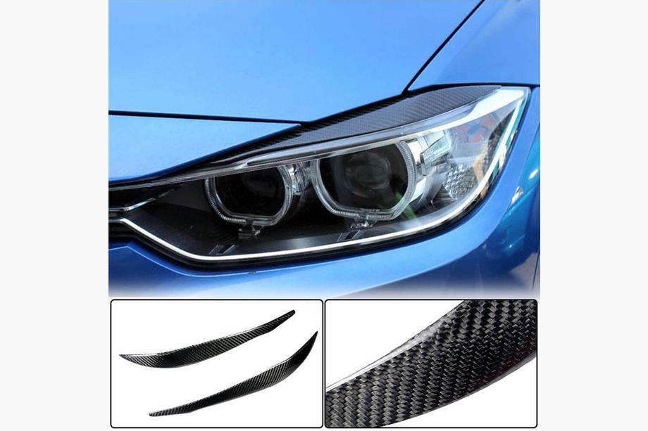 BMW řada 3 F30/F31 2012–2019 Mračítka na světlomety V2 (pro F30, karbon) Image