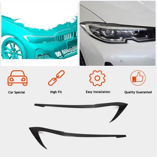Mračítka na světlomety (2018-2022, karbon) BMW řada 3 G20/G21 2018– fotografie 2