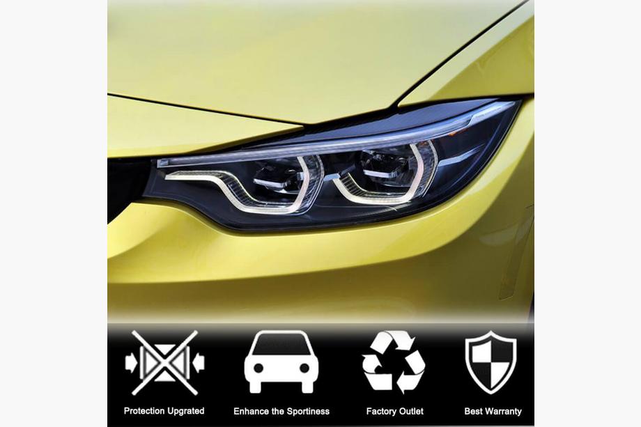 BMW řada 3 F30/F31 2012–2019 Karbonová mračítka na světlomety V2 (pro F80) Fotografie 4