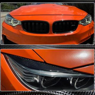 Mračítka na světlomety V1 (karbon) BMW řada 4 F32/F33/F36 2012–2020 fotografie 3