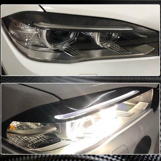 Mračítka na světlomety V1 (karbon) BMW X5 F15 2013–2018 fotografie 3