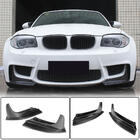 BMW řada 1 E81/E82/E87/E88 2004–2011 Karbonové nástavce na přední nárazník Flap (pro 1M E82) fotografie 1