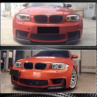 Karbonové nástavce na přední nárazník Flap (pro 1M E82) BMW řada 1 E81/E82/E87/E88 2004–2011 fotografie 3