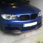 BMW řada 1 E81/E82/E87/E88 2004–2011 Karbonové flapy na přední nárazník (pro E82/E88 M-Sport) fotografie 2