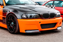 BMW řada 3 E46 1998–2006 Nástavce na přední nárazník Flap (pro M3, karbon) fotografie 2