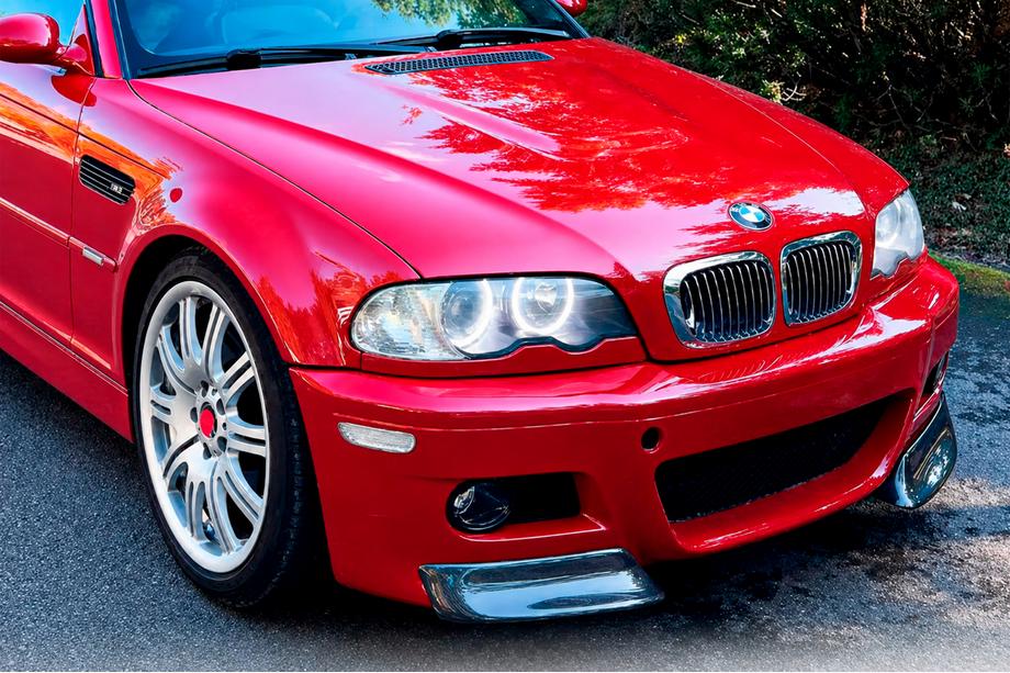 BMW řada 3 E46 1998–2006 Nástavce na přední nárazník Flap (pro M3, karbon) Image
