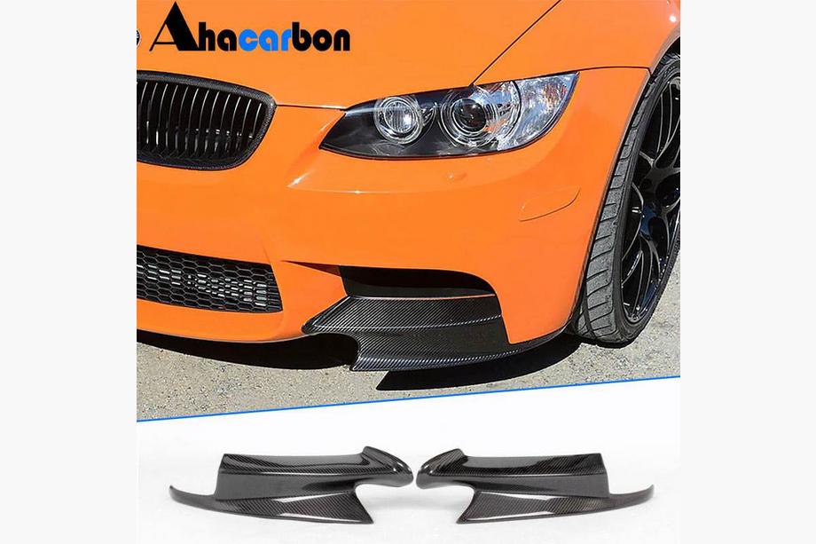 BMW řada 3 E92/E93 2006–2013 Karbonové nástavce předního nárazníku Flap (pro M3, karbon) Image