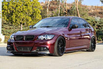 BMW řady 3 E90/E91 2005–2011 Nástavce na přední nárazník Flap (pro E90 2008-2011 M-Sport, karbon) fotografie 3
