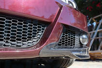 BMW řady 3 E90/E91 2005–2011 Nástavce na přední nárazník Flap (pro E90 2008-2011 M-Sport, karbon) fotografie 4