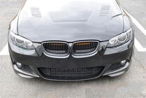 BMW řada 3 E92/E93 2006–2013 Nástavce na přední nárazník Flap (pro M-Sport 2006-2009, karbon) fotografie 4