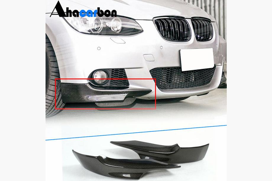 BMW řada 3 E92/E93 2006–2013 Nástavce na přední nárazník Flap (pro M-Sport 2006-2009, karbon) Image