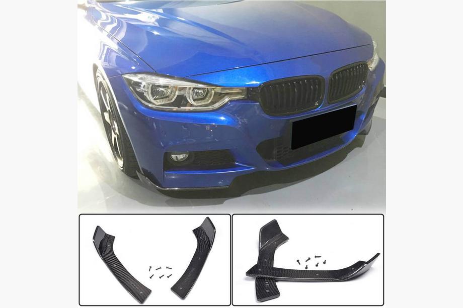 BMW řada 3 F30/F31 2012–2019 Nástavce předního nárazníku Flap (pro F30 M-Sport, karbon) Image