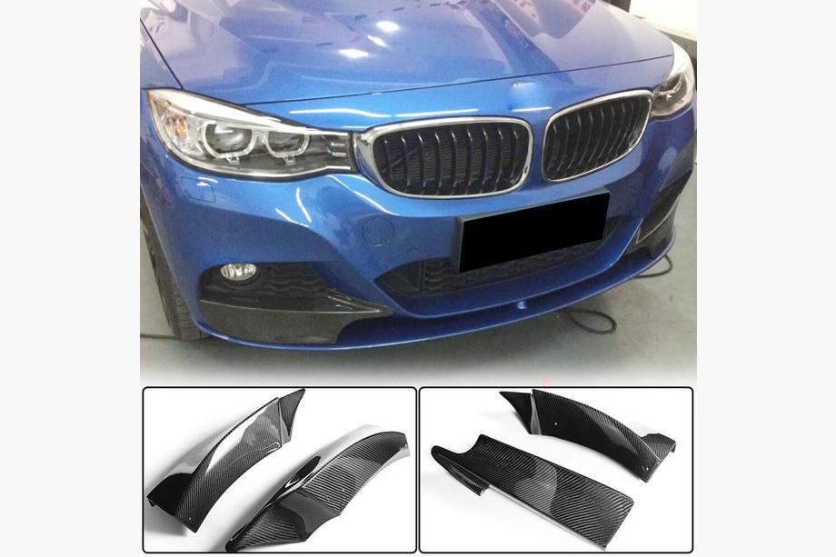 BMW řada 3 F34 2013–2020 Flapy předního nárazníku (pro M-Sport, karbon) Image