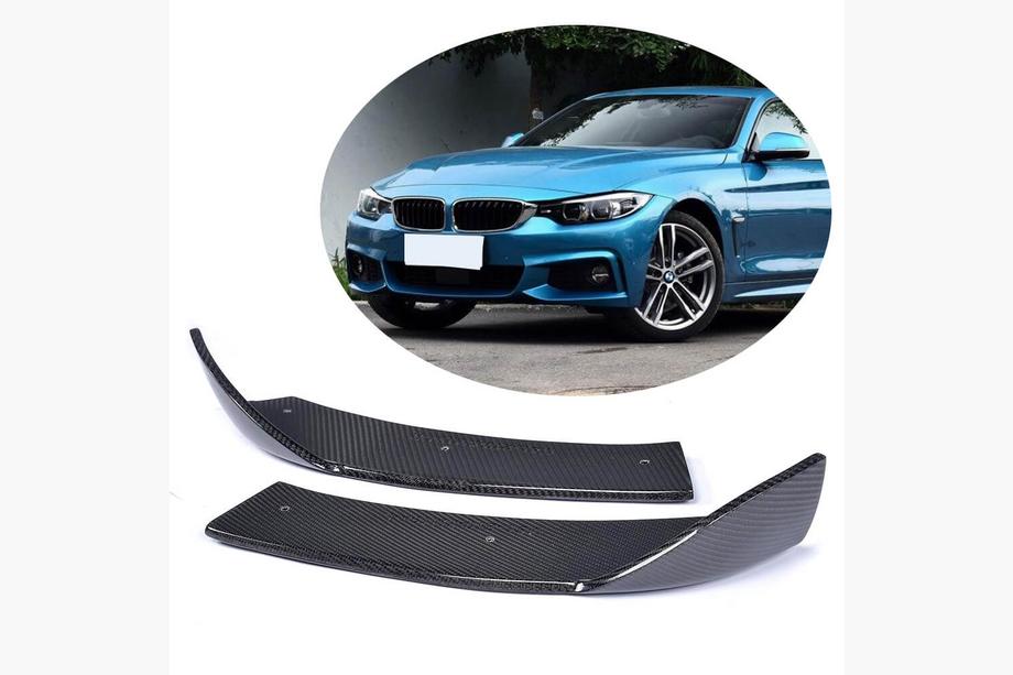 BMW řada 4 F32/F33/F36 2012–2020 Flapy předního nárazníku (pro M-Sport, karbon) Fotografie 1