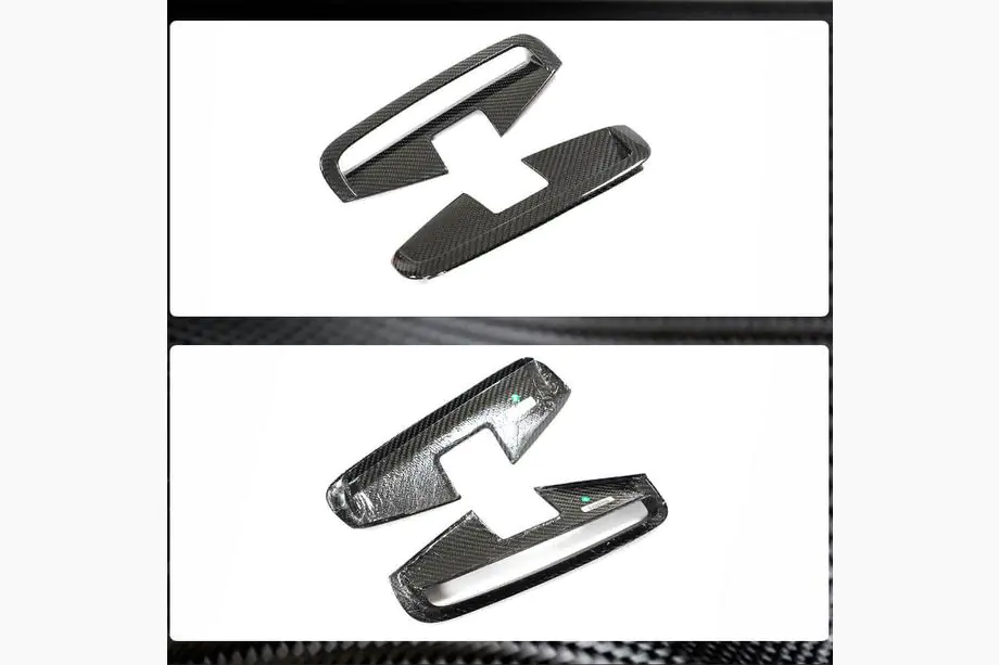BMW řada 4 G22/23/26 2020– Karbonový přední lip spoiler na nárazník (pro G22/G23 M-Sport) Fotografie 4