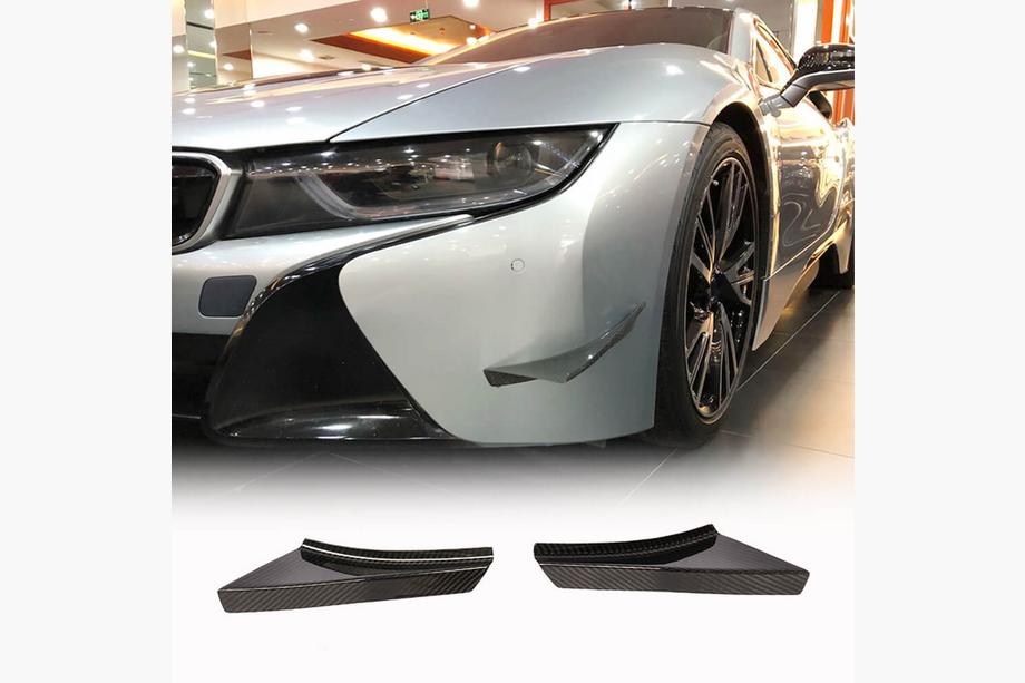 BMW I8 2014–2020 Nástavce na přední nárazník Flap (karbon) Image