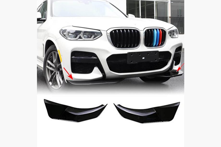BMW X3 G01 2018– Nástavce předního nárazníku Flap ABS V2 (pro originální M-Sport 2018-2021) Image