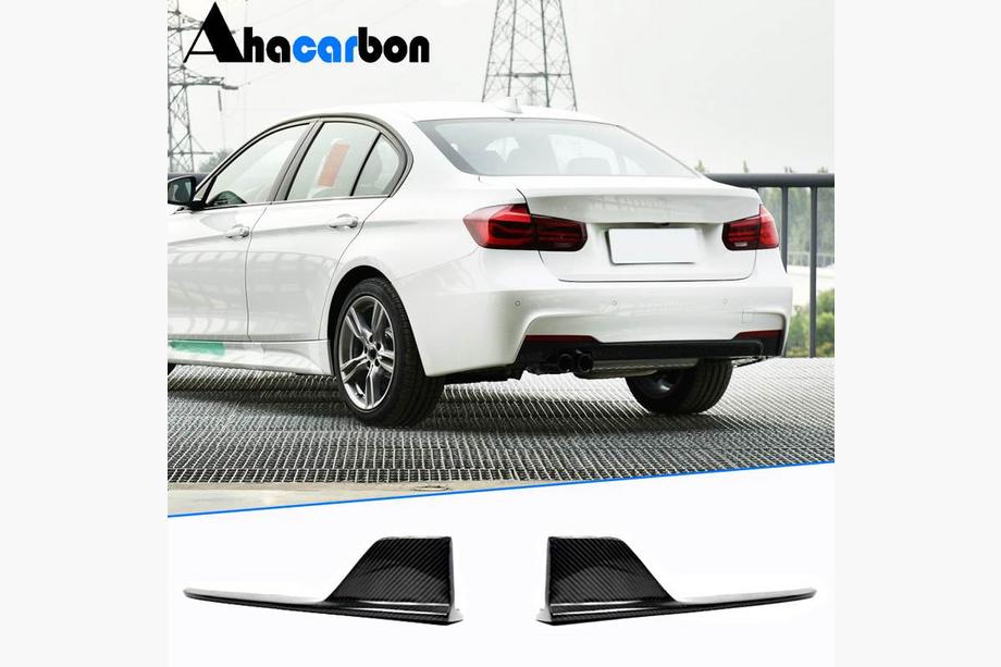 BMW řada 3 F30/F31 2012–2019 Nástavce zadního nárazníku Flap (pro F30 M-Sport, karbon) Image