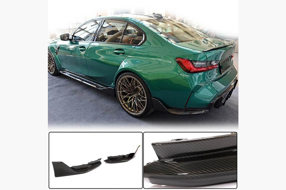 BMW řada 3 G20/G21 2018– Nástavce na zadní nárazník Flap V2 (pro G80, karbon) Image