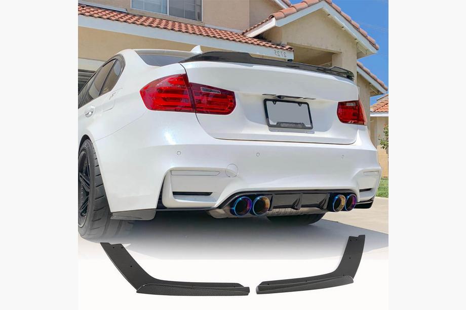 BMW řada 4 F32/F33/F36 2012–2020 Nástavce na zadní nárazník Flap V2 (pro F82/F83, karbon) Image