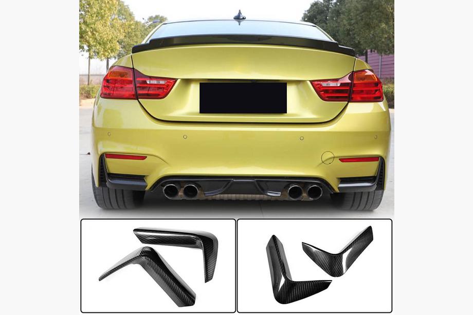 BMW řada 3 F30/F31 2012–2019 Flapy na zadní nárazník (pro F80, karbon) Image