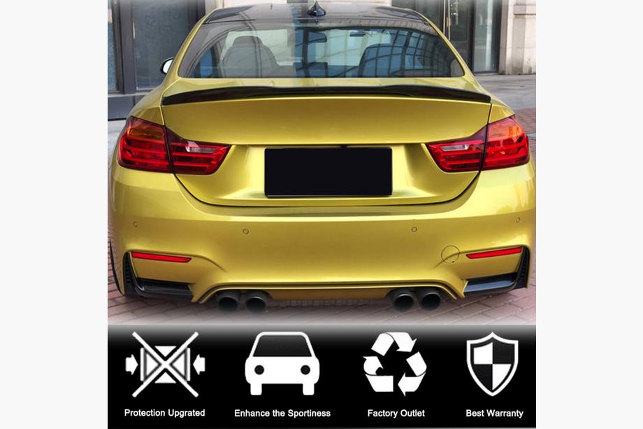 BMW řada 3 F30/F31 2012–2019 Nástavce na zadní nárazník Flap FRP V2 (pro F80) Fotografie 3